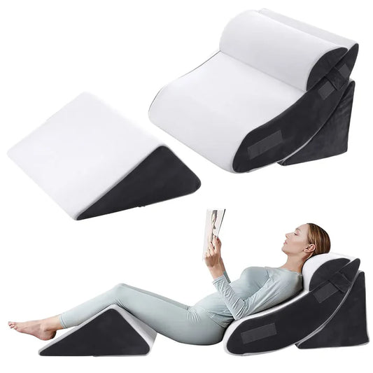 Orthopedic Bed Wedge Pillow Set (4pcs)
