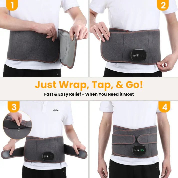 Electric Infrared Heating Waisted Massager Belt