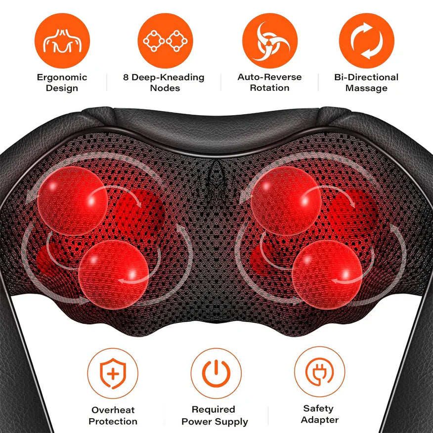 Electric Neck & Back Heat Massager