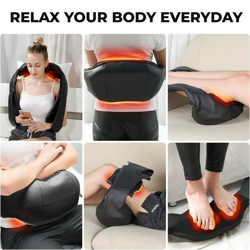Electric Neck & Back Heat Massager