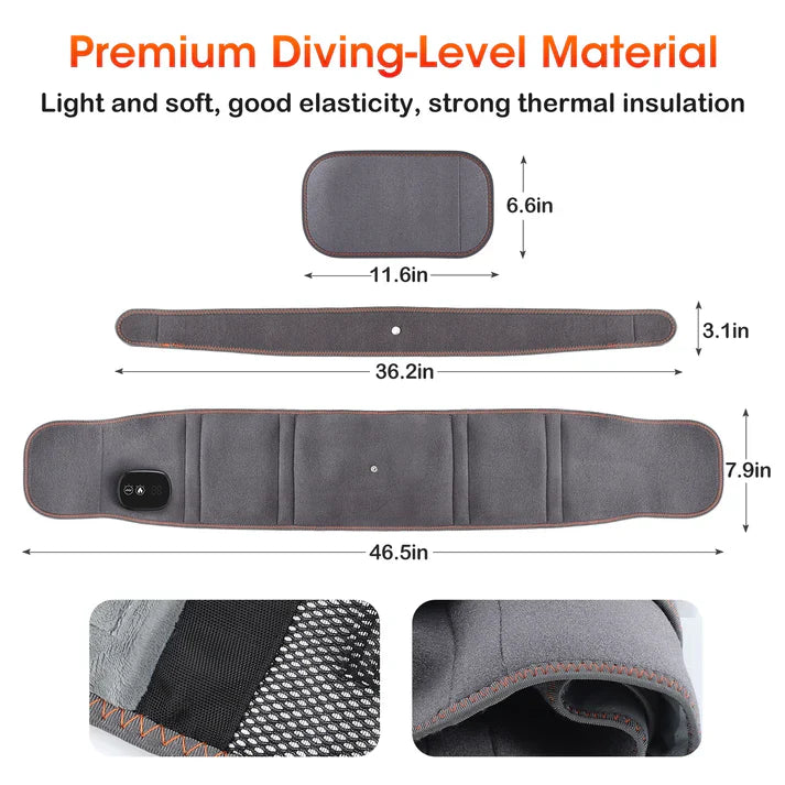 Electric Infrared Heating Waisted Massager Belt