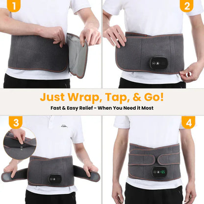 Electric Infrared Heating Waisted Massager Belt