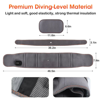 Electric Infrared Heating Waisted Massager Belt