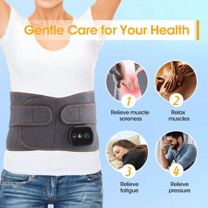 Electric Infrared Heating Waisted Massager Belt